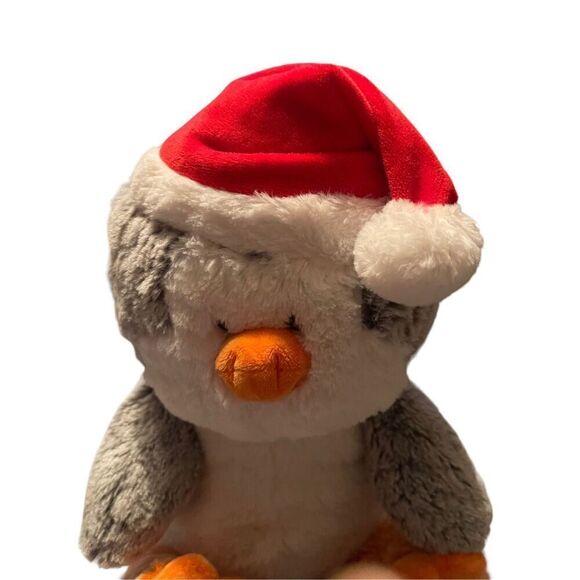 Animal Adventure Kids Multicolor Santa Hat Penguin Stuffed Animal Plush Toy - Picture 7 of 10